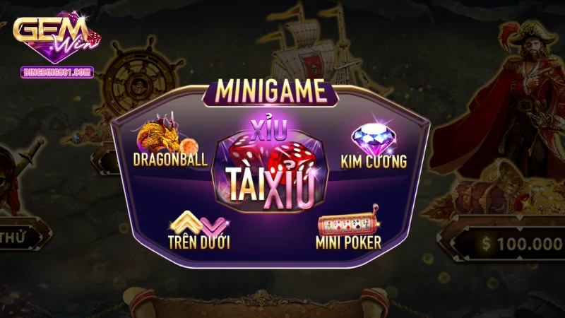 Với bắn cá H5 Gemwin anh em sẽ được chơi nhiều mini game hay