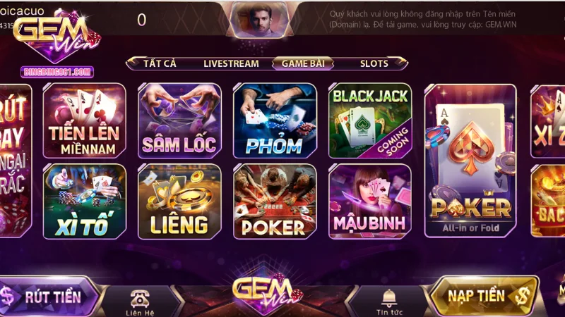 Luật chơi tiến lên đếm lá gemwin có những quy định đặc biệt