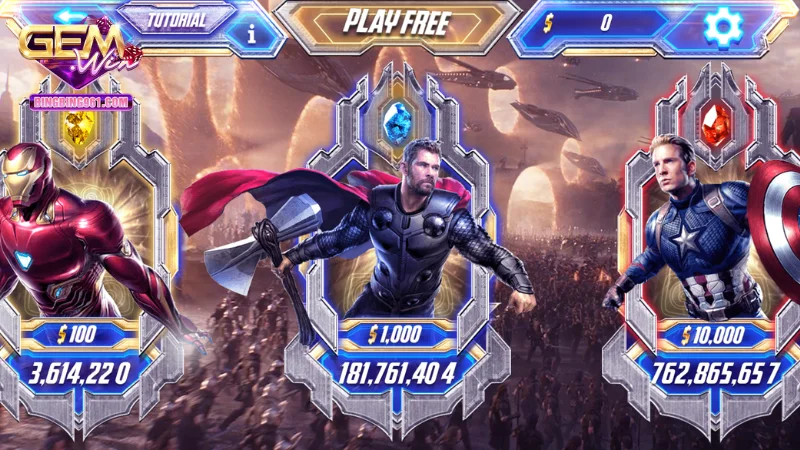 Nhấn key words hoặc tìm kiếm nổ hũ siêu anh hùng trên web gemwin