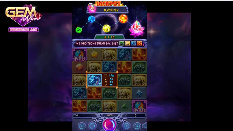 Tỷ lệ đổi thưởng của nổ hũ thần thủ Gemwin có sự canh tranh cao